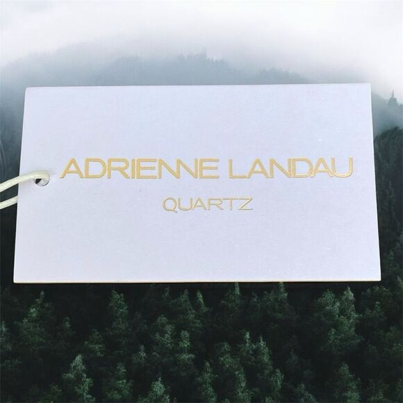 NWT New Adrienne Landau Gray Crystal Embellished Wool Star Pom Pom Hat/Beanie OS - Picture 5 of 7